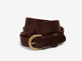 Harness Buckle Belt, Hickory